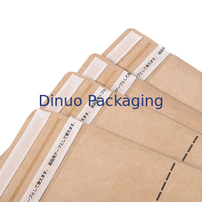 Kundenspezifische flache untere Tasche Logo Printing Biodegradable Kraft Papers für Paket-Verschiffen