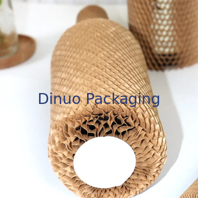 Kompostierbares Bienenwaben-Packpapier für die Wein-Polsterung wickeln Papierrolle ein
