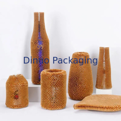 Recyclebarer kundenspezifischer gepolsterter Bienenwaben-Verpackungs-Papier-Kraftpapier-Verpackungs-Ärmel
