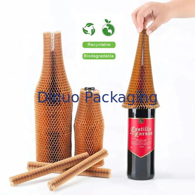 Recyclebarer kundenspezifischer gepolsterter Bienenwaben-Verpackungs-Papier-Kraftpapier-Verpackungs-Ärmel