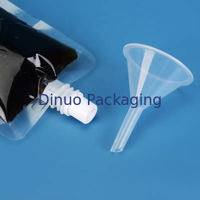 Kundenspezifisches Gravüren-Drucken steht oben flüssige Beutel-transparentes Getränk Juice Spout Pouch
