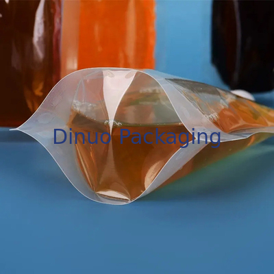 Kundenspezifisches Gravüren-Drucken steht oben flüssige Beutel-transparentes Getränk Juice Spout Pouch