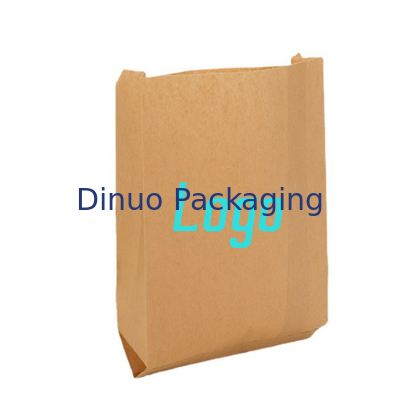 Kundenspezifische Logo Printed Biodegradable Candy Gift-Paket-Taschen-Spitzen-untere Kraftpapier-Tasche