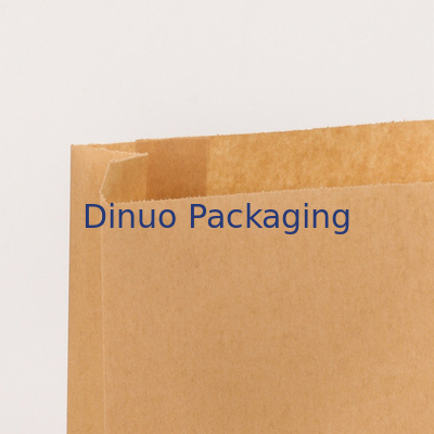 Kundenspezifische Logo Printed Biodegradable Candy Gift-Paket-Taschen-Spitzen-untere Kraftpapier-Tasche