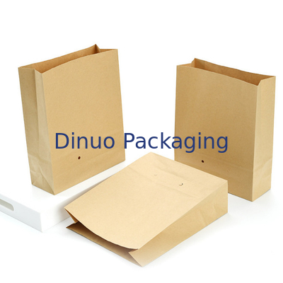 Kundenspezifische Logo Print Deli Food Packaging-Mitnehmerbrot-Fördermaschinen-Kraftpapier-Papiertüten