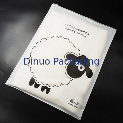 Recyclingfähige CPE-Verpackungsbeutel CPE/PVC/PE-Ziplock-Kleidungsbeutel 17 X 20cm