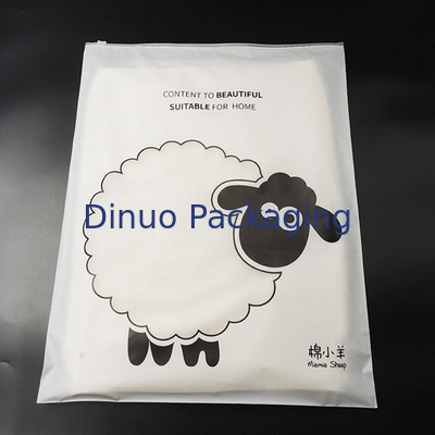 Recyclingfähige CPE-Verpackungsbeutel CPE/PVC/PE-Ziplock-Kleidungsbeutel 17 X 20cm
