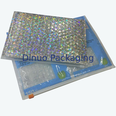 Poly Air Zip Lock Kunststoff Custom Bubble Mailing Bag Klarfarbig Aufblasbar mit Logo