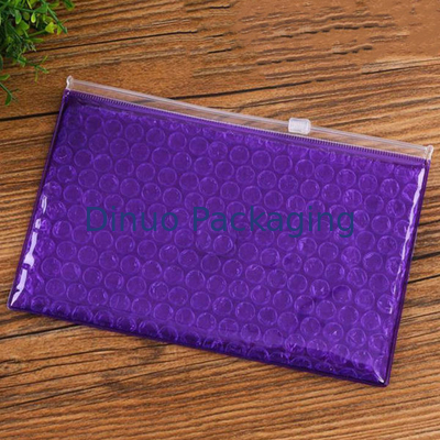 Klar transparenter Recycling Reißverschluss Bubble Bag Custom Logo und Größe