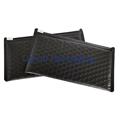 Black Mailer Zipper Bag Packing Bubble Poly Bag mit persönlichem Logo