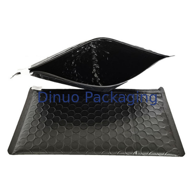 Black Mailer Zipper Bag Packing Bubble Poly Bag mit persönlichem Logo