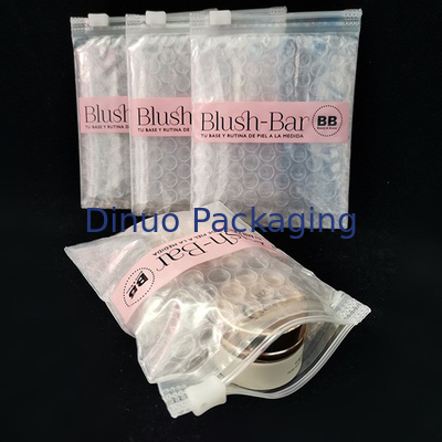 Mehrfachverwendbare Stoßfestigkeit PVC Klares Ziplock Reißverschluss Blasentasche
