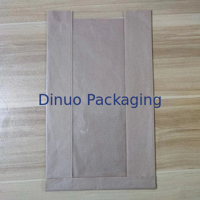 Rechteckige glatte Glaspapiertasche 100% biologisch abbaubar