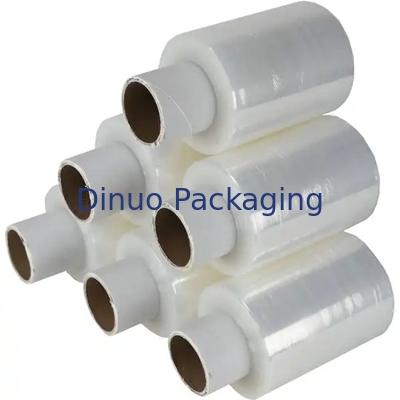 LLDPE-Rot-Stretch- und Schrumpffilm 0,012 mm mit Kunststoffgriff