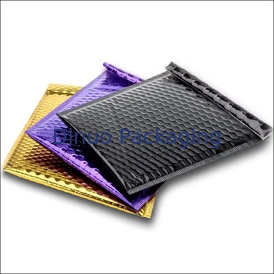 Versandverpackung Holographische Blasenumschläge Postbeutel Metallische Poly-Holographische Blasenmailer