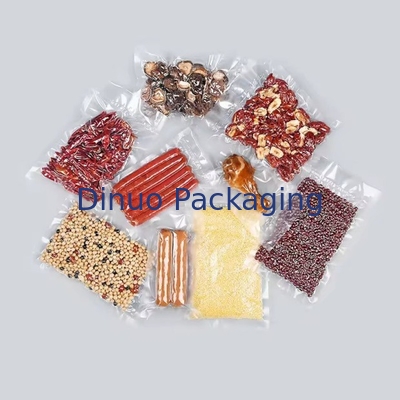Vakuum-Embossed Versiegelte Plastik-Speicherbeutel Drei Seiten Versiegelte Lebensmittel-Vakuum-Beutel Textur Embossed-Vakuum-Beutel