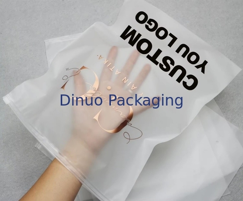 Custom Matte Frosted Zip Seal Ziplock Plastiktüten für Kleidung Zipper Tasche