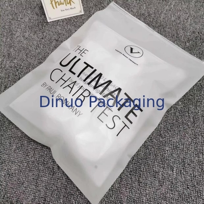 Custom Matte Frosted Zip Seal Ziplock Plastiktüten für Kleidung Zipper Tasche