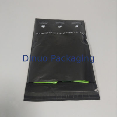 Recycelbare, zerrissbeständige, schwarze Poly-Mailer-Taschen für die Verladung von Hafenfracht