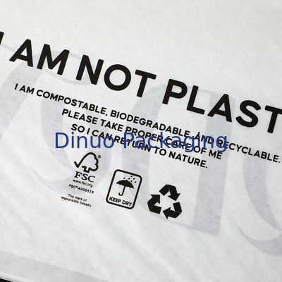 Selbstklebende Dichtung Zellophan Verpackungstüte Nachhaltige Verpackung kein Kunststoff biologisch abbaubares Material