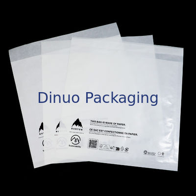 Kundenspezifische 100% transparente Zellophanbeutel mit hoher Textur und 35 oder 50 g/m² Dicke für Kleidungsverpackungen