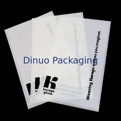 Kundenspezifische 100% transparente Zellophanbeutel mit hoher Textur und 35 oder 50 g/m² Dicke für Kleidungsverpackungen