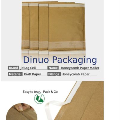 Zellförmige Kraft-Wellpapp-Umschläge, gepolstertes Wabenpapier für den Versand