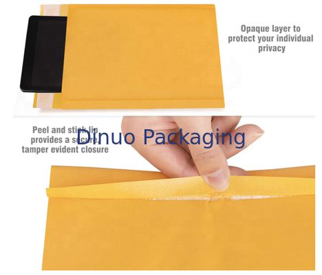 Safe and Durable Kraft Bubble Mailers for Express Shipping 3-4mm Thickness Self-sealing Closure