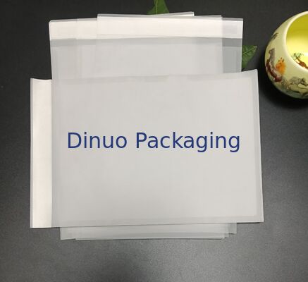 Kompostierbare Glaspapiersäcke Dreiseitige Dichtung Selbstdichtung Fettdicht Wärmebeständig für Handwerk und kleine Gegenstände