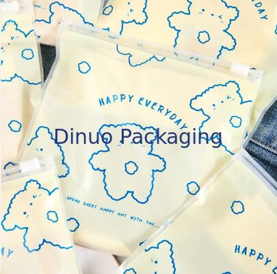 Zur Verpackung von kosmetischen elektronischen Zubehörmaterialien wieder aufnehmbare wasserdichte Zipperbeutel aus Kunststoff