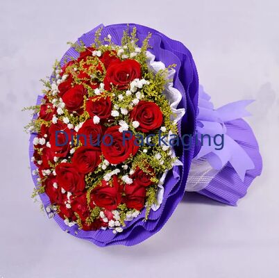 Floristen-Streifenpapierrollen in verschiedenen Farben, weiches Streifen-Bastelpapier für Blumenverpackung und Geschenkverpackung