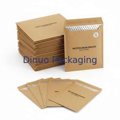 60 bis 180 Gramm Kraft-Blasen-Mailer Poly-Blasen-Innen-Material-Packung von 15 schützenden Briefumschlägen ideal für Unternehmen