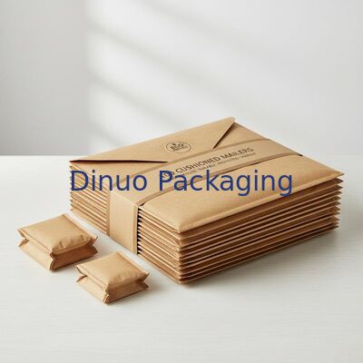 Packung mit 100 gepolsterten Versandtaschen in individuellen Größen. Umweltfreundliche, langlebige, gepolsterte Versandtaschen zum Schutz von Gegenständen während des Transports
