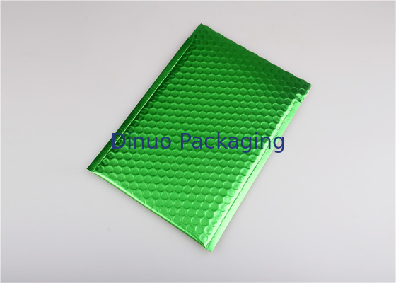 Viererverseilen Sie Dichtungs-hellgrünes metallisches Blasen-Werbungen 265x360mm #I Plastikschock-Widerstand für Förderung