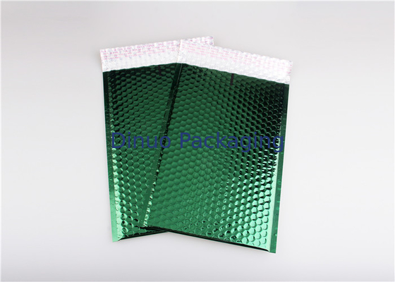 Blasen-Werbungs-dunkelgrünes Farbquadrat aufgefüllte Umschläge Tearproof metallisches