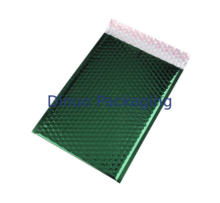 Blasen-Werbungs-dunkelgrünes Farbquadrat aufgefüllte Umschläge Tearproof metallisches