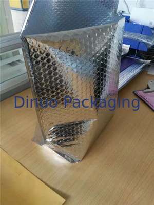Großes Volumen stehen oben die metallische beständige Blasen-Werbungs-Silber 145x210mm #C Aluminiumfolie-Falte