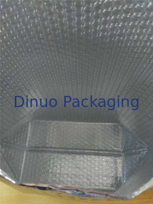 Großes Volumen stehen oben die metallische beständige Blasen-Werbungs-Silber 145x210mm #C Aluminiumfolie-Falte