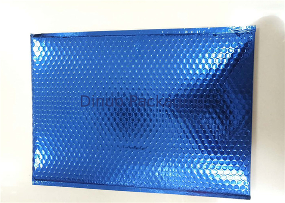 Kundengebundene metallische Folien-Blasen-Taschen färbten Verschiffen-Umschläge 215x260mm #E