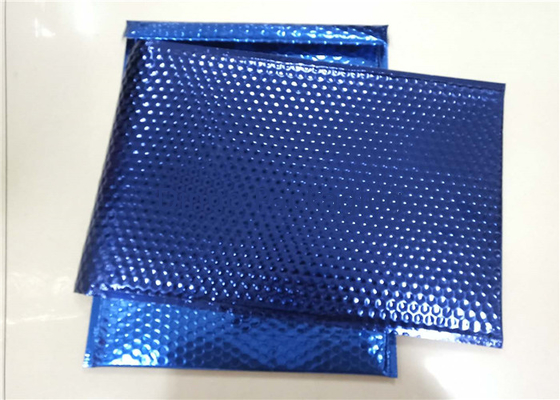 Marine-Blau-metallisches Blasen-Werbungs-Porto aufgefüllter Umschlag für das Kurier-Verpacken