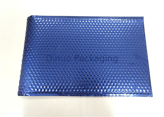 Marine-Blau-metallisches Blasen-Werbungs-Porto aufgefüllter Umschlag für das Kurier-Verpacken