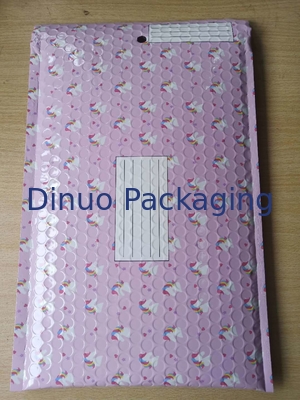 200x260mm metallische Postsendungs-Umschläge Blasen-#D1, volle Farbdruckluftpolsterfolie-Verpackungs-Umschläge