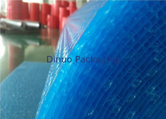 Stoßsicherer blauer riesiger Rolls der Luftpolsterfolie für das Verpacken von 100cmx500m