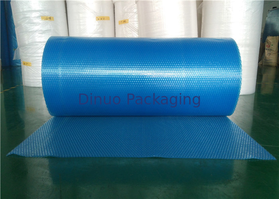 Stoßsicherer blauer riesiger Rolls der Luftpolsterfolie für das Verpacken von 100cmx500m