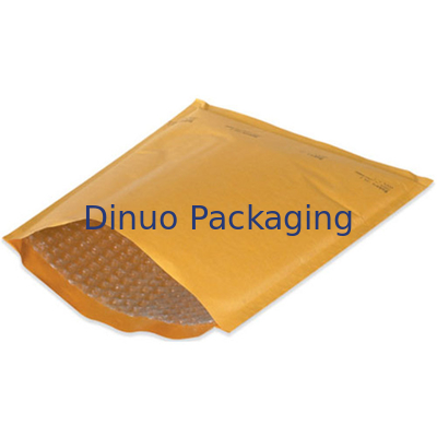 Gelber Kraftpapier-Luftpolsterfolie-Umschlag, 235x330mm #H Blasen-Werbung bauscht sich