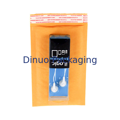 Die aufgefüllten Kraftpapier-Blasen-Werbungen schlägt 200x250mm für Posten-Band/CD/Bücher ein