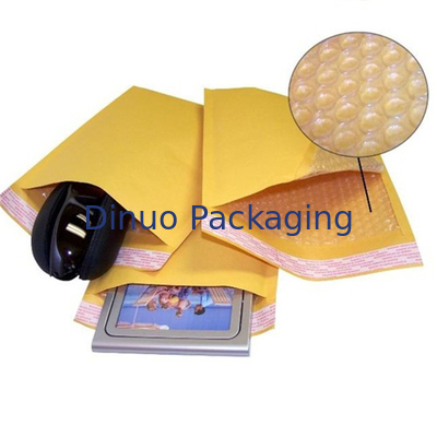 Kraftpapier färben Luftpolsterfolie-Umschlag/Kraftpapier-Werbungs-UVbeweis 175x260mm #D gelb