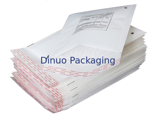 Weißes Kraftpapier-Blasen-Werbungen 45x210mm #C, kundenspezifische Blasen-Werbungs-Umschläge