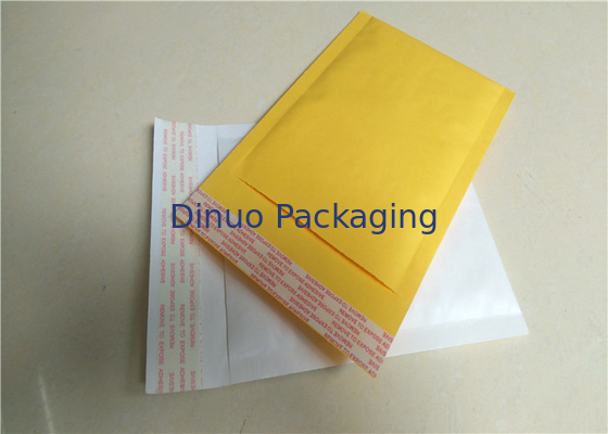 Kraftpapier-Blasen-Werbungen der Verschiffen-Größen-4, weiße/Gelb-Postsendung schlägt 9,5" X14“ ein