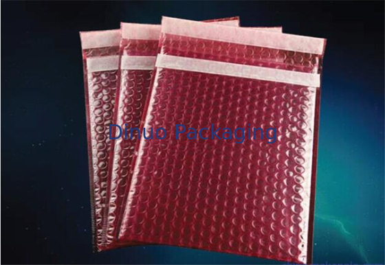 Multifunktionspolyblasen-Werbungs-rote Farbe 7,25"“ Größe #1-X12 biologisch abbaubar